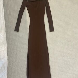 Fashion Nova Chocolate Maxi Dress